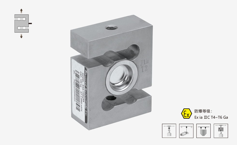 S型傳感器 - BSS-ESH/BSS(FB)-ESH(100kg~1000kg)